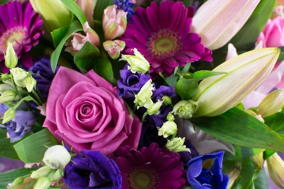 Florist Designed Purple Mother's Day Bouquet