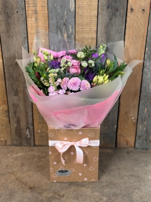 Aqua Box Bouquet