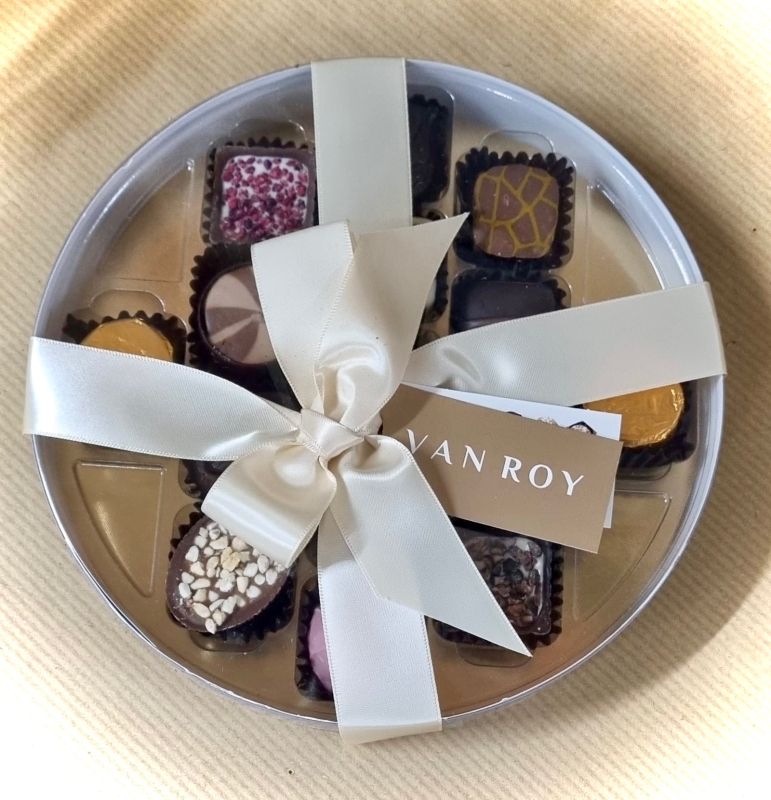 Hat Box Arrangement with Chocolates