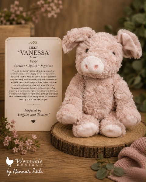 “Vanessa” Plush Toy   Wrendale Designs